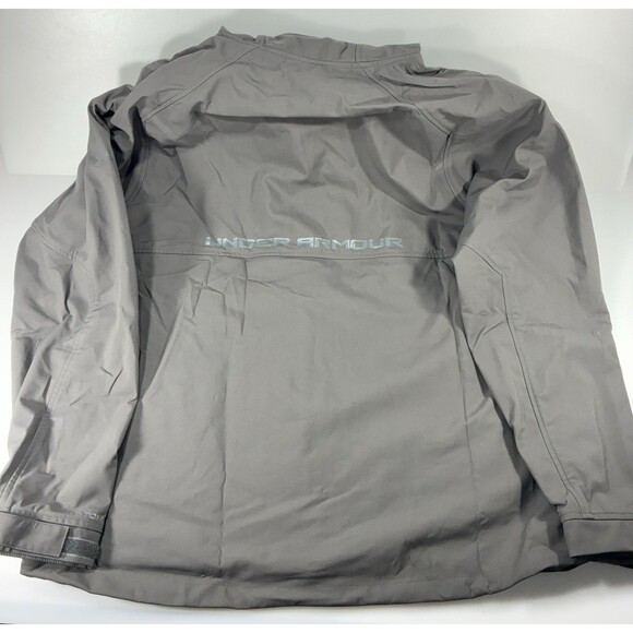 UVA-Wise Cavaliers Under Armour 2XL Grey Hooded Insulated Full Zip Jacket - Picture 8 of 12